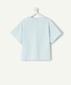 T-shirt bébé garçon bleu imprimé