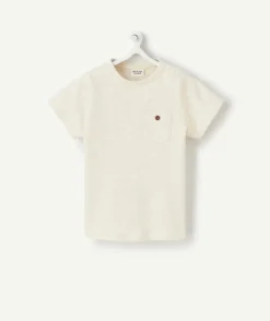 T-shirt bébé garçon écru chiné