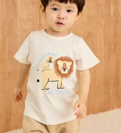 T-shirt bébé garçon en coton imprimé lion