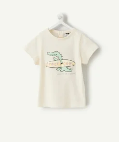 T-shirt bébé garçon imprimé crocodile