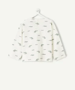 T-shirt bébé garçon imprimé crocodiles
