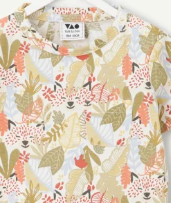 T-shirt bébé garçon imprimé feuillage