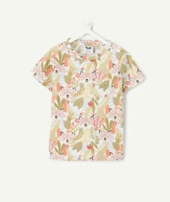 T-shirt bébé garçon imprimé feuillage