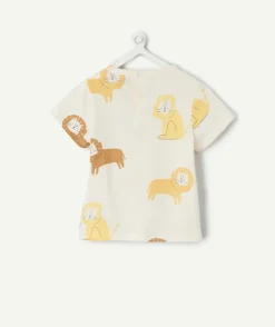 T-shirt bébé garçon imprimé lions