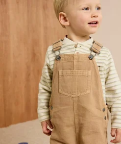 T-shirt bébé garçon rayé beige