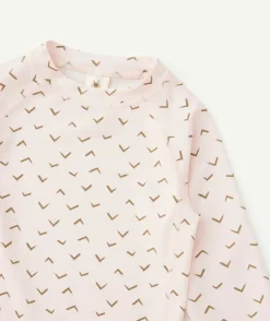 T-shirt bébé rose imprimé kaki