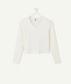 T-shirt fille ajusté blanc