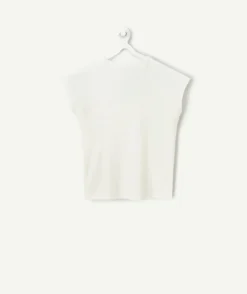 T-shirt fille ajusté blanc