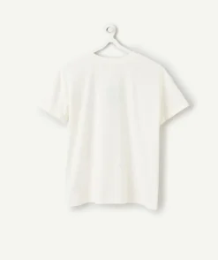T-shirt fille blanc imprimé