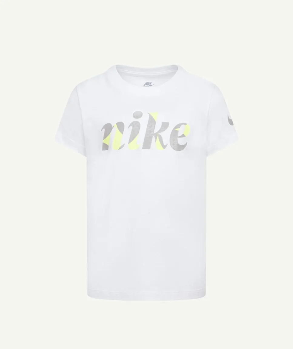 T-shirt fille blanc imprimé