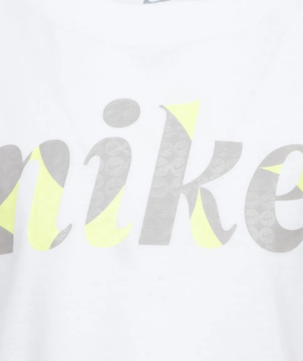 T-shirt fille blanc imprimé