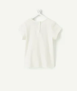 T-shirt fille blanc message amour