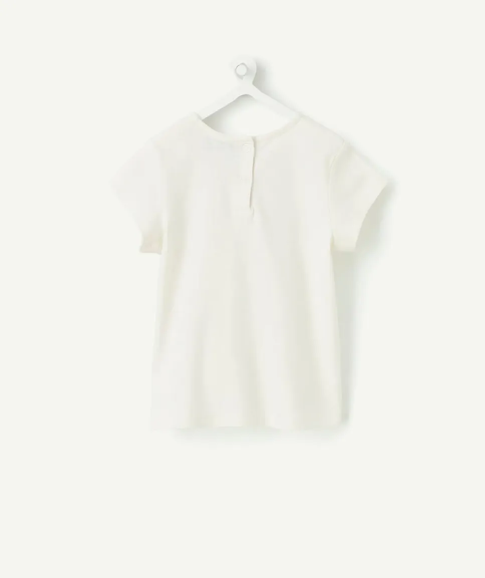 T-shirt fille blanc message amour