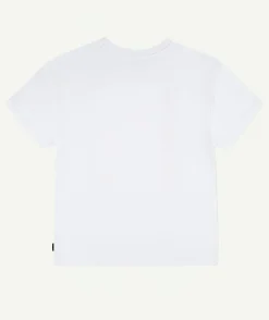 T-shirt fille droit blanc