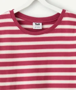 T-shirt fille droit rayé