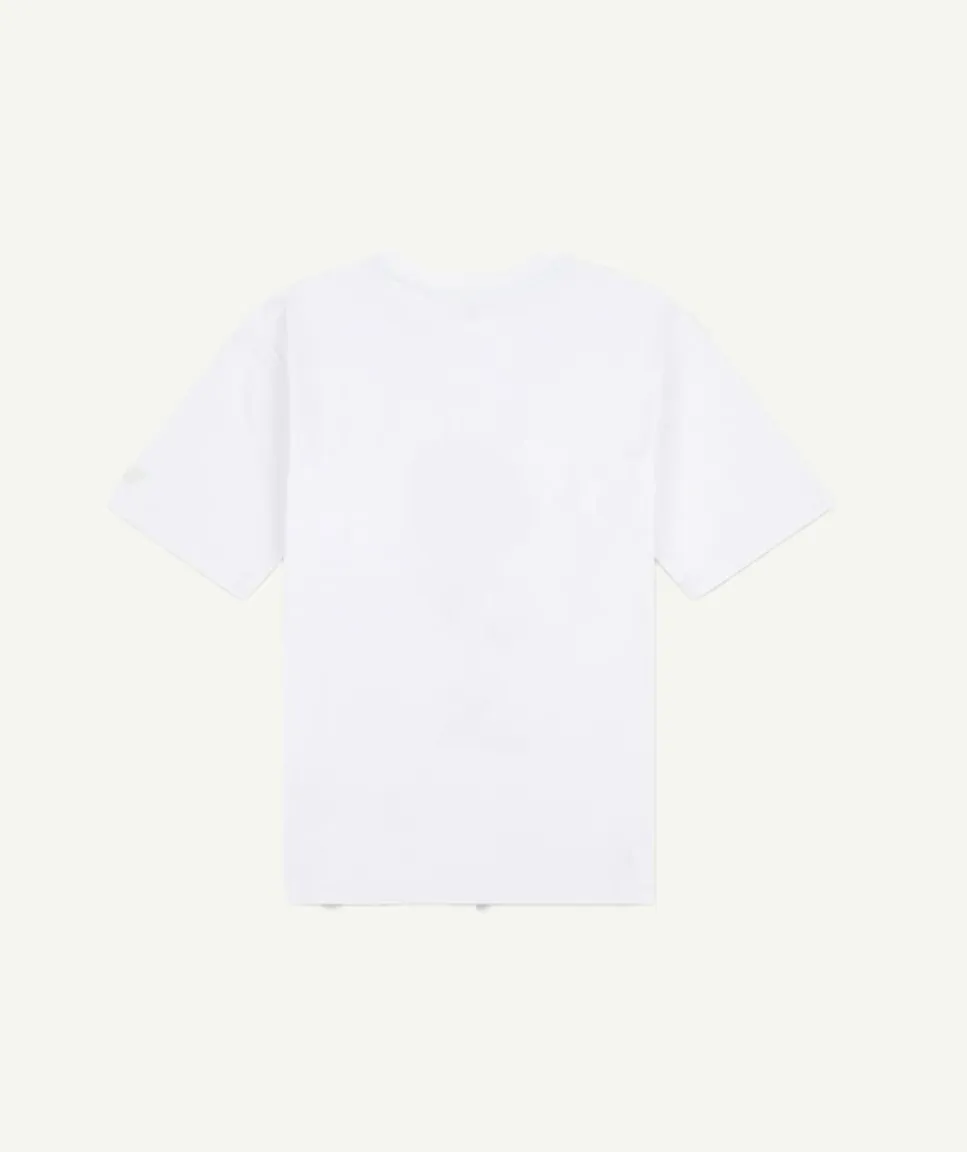 T-shirt fille imprimé blanc