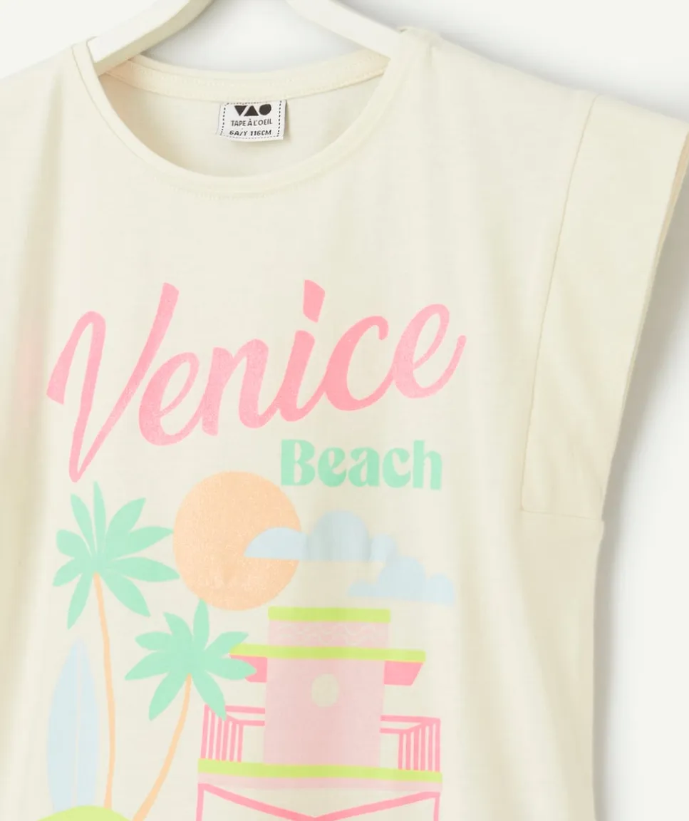 T-shirt fille imprimé venice beach
