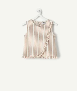 T-shirt fille rayé