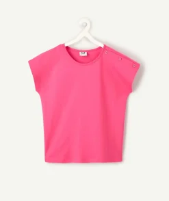 T-shirt fille rose