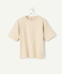 T-shirt garçon beige