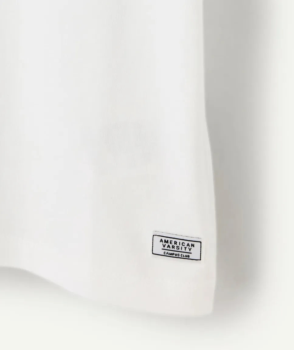 T-shirt garçon blanc