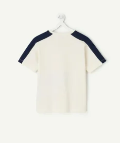 T-shirt garçon blanc imprimé