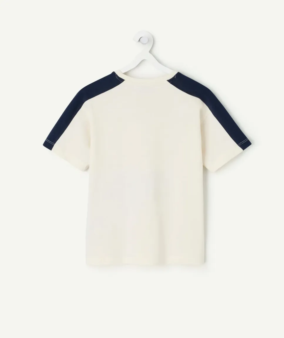 T-shirt garçon blanc imprimé