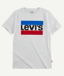 T-shirt garçon blanc imprimé