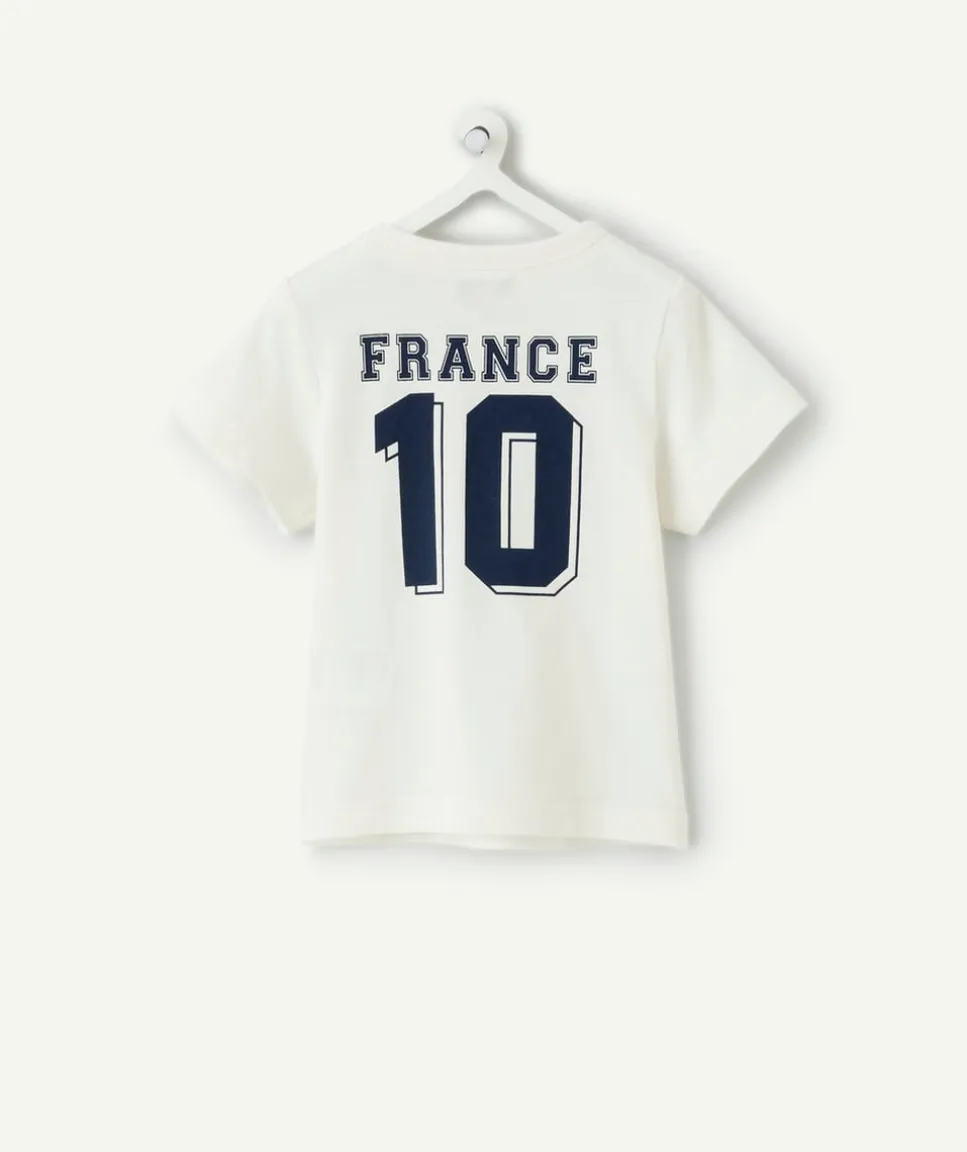 T-shirt garçon blanc imprimé