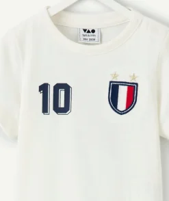T-shirt garçon blanc imprimé
