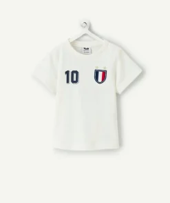 T-shirt garçon blanc imprimé