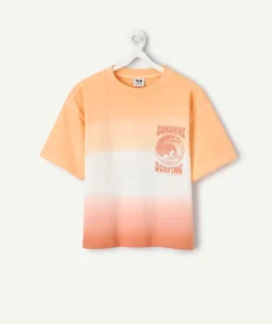 T-shirt garçon dégradé imprimé surf