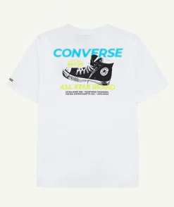 T-shirt garçon droit blanc