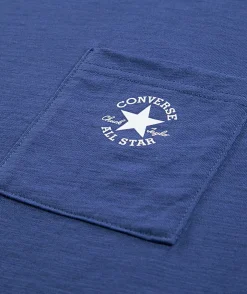 T-shirt garçon droit bleu