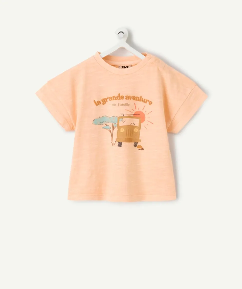 T-shirt garçon imprimé aventure
