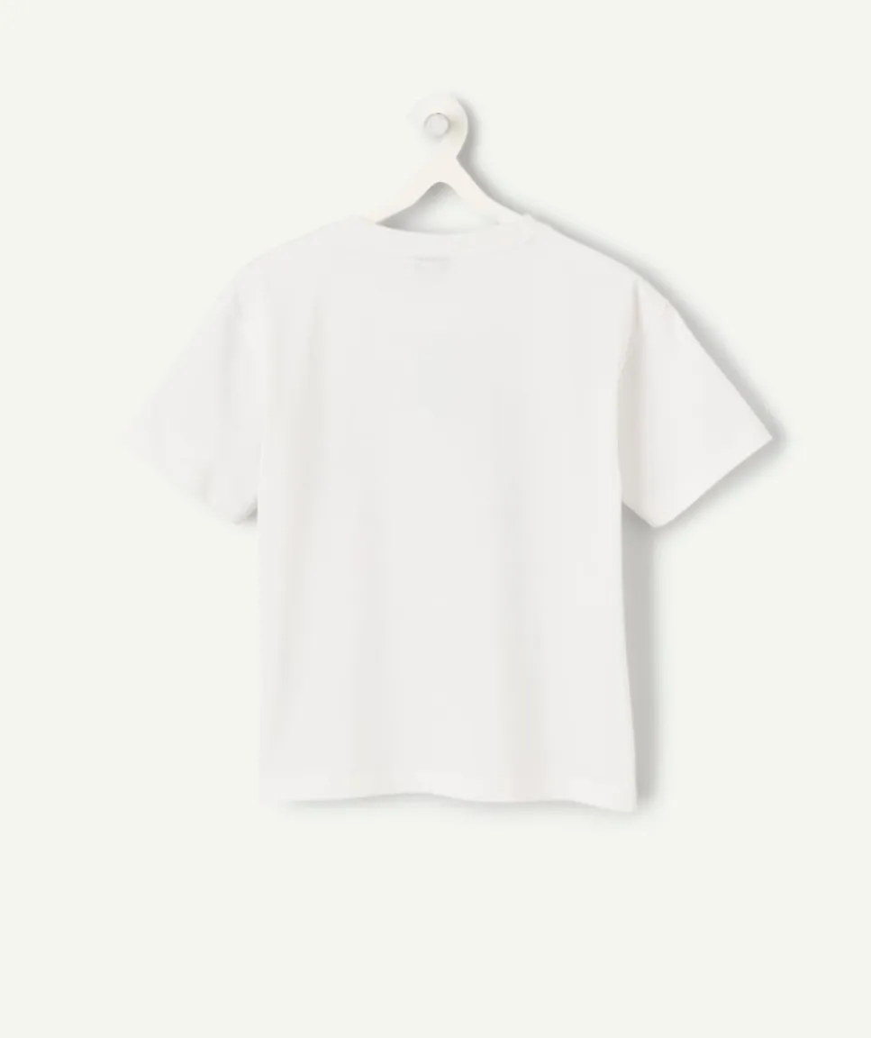 T-shirt garçon imprimé blanc