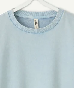 T-shirt garçon oversize bleu