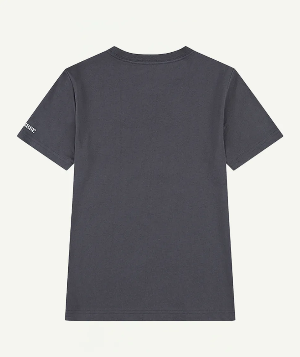 T-shirt garçon oversize gris