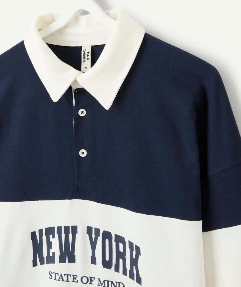 T-shirt garçon oversize imprimé