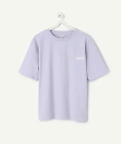 T-shirt garçon oversize lilas