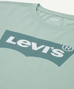 T-shirt garçon vert imprimé
