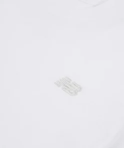 t-shirt jersey small logo blanc