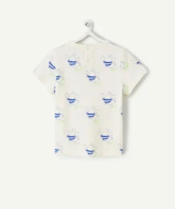 T-shirt manches courtes bébé garçon en coton bio imprimé homard