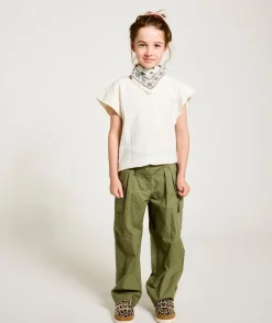 T-shirt manches courtes fille blanc