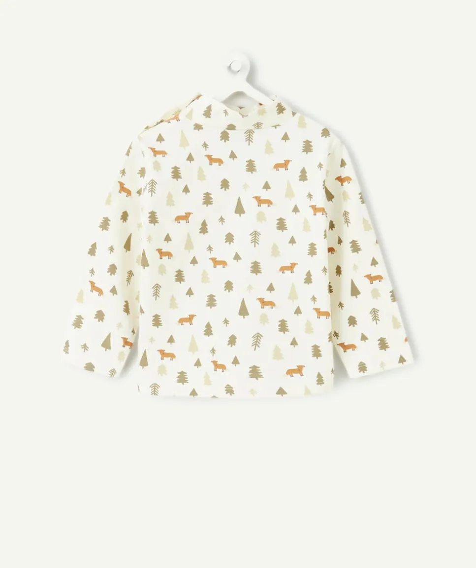 T-shirt manches longues bébé garçon imprimé nature
