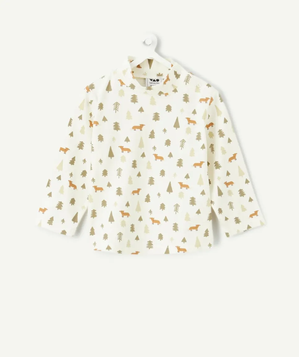 T-shirt manches longues bébé garçon imprimé nature
