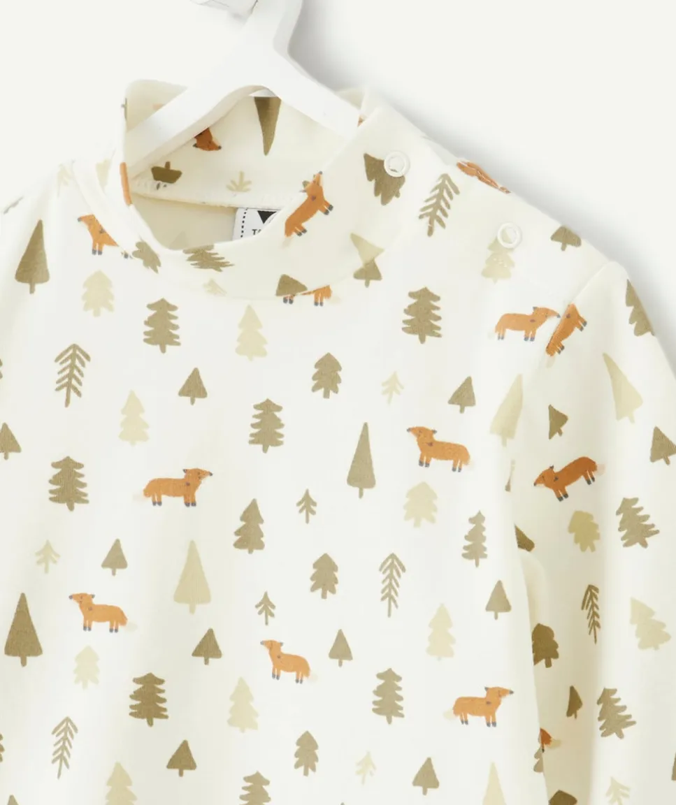 T-shirt manches longues bébé garçon imprimé nature