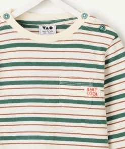 T-shirt manches longues bébé garçon rayé
