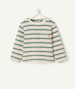 T-shirt manches longues bébé garçon rayé