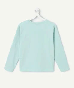 T-shirt manches longues fille mint message cœur